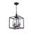 Cheverton 4 - Light Black Lantern Pendant