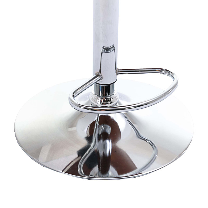 Tabouret pivotant à hauteur réglable Kaceton, Blanc