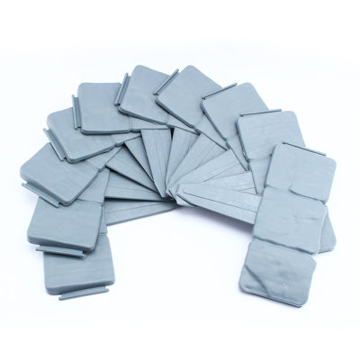 Bordure de pelouse, bordure en plastique imitation pierre effet de jardin bordure de pelouse (ensemble de 10)