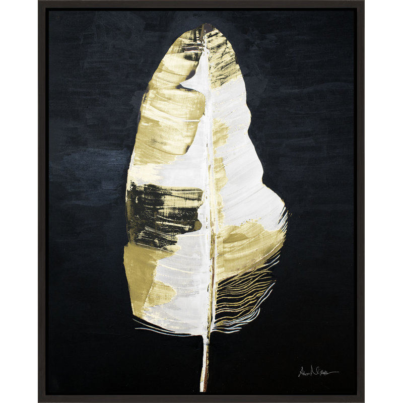 Feather II Painting by Alexander Nikanpour, Image Brush Gel