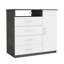 Commode 4 tiroirs avec placard vertical Khenadi-68146878