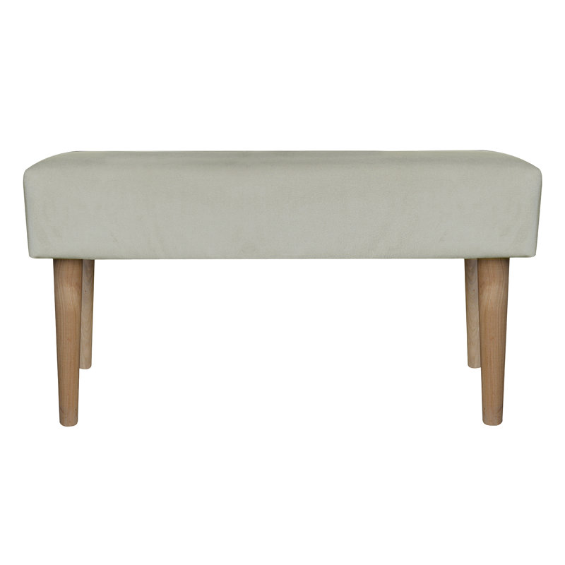 Eco Polyester Blend Upholstered Bench