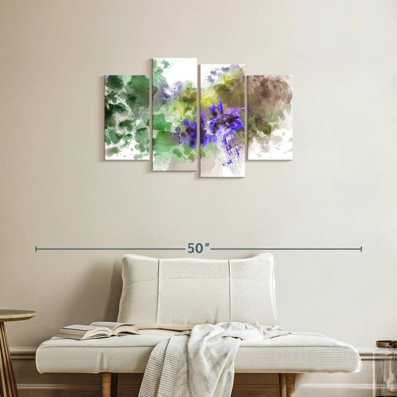 Motif floral Avery, H 22 po x l 36 po
