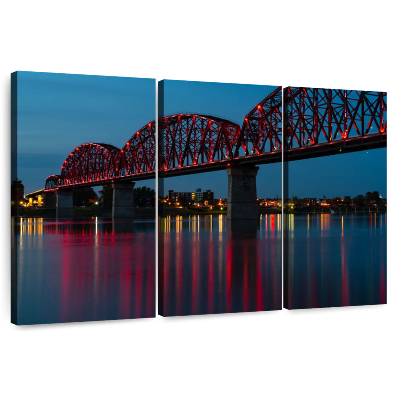 Pont éclairé Nicci à Louisville, H 48 po x l 74 po