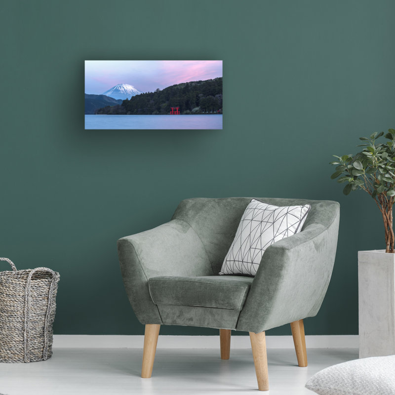 Œuvre sur toile fauve rose bolologienne, H 10 po x l 19 po