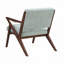 Chaise de salon avec structure en bois massif