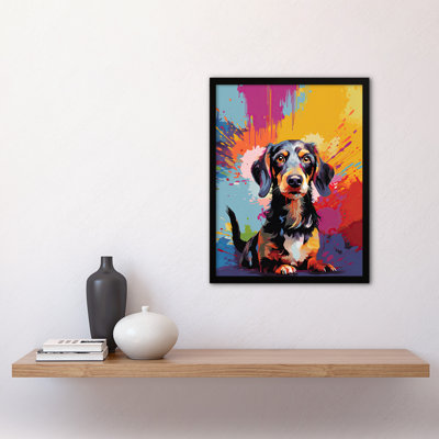 Wirehaired Dachshund Dog - Single Picture Frame Print