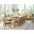 Sandy Lane 120 " Extendable Rectangular with Wicker/Rattan Base Dining Table