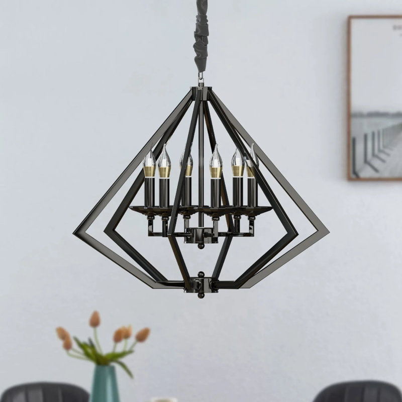 6 - Light Candle Style Chandelier