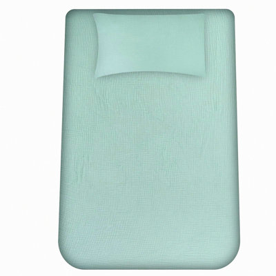 Luxury Sateen Comfort 400 TC Fitted Sheet Set - Hotel Quality Cotton, All-Around Elastic, Easy Care, Smooth & Durable Pillowcase
