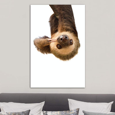 Sloth by Sisi & Seb - Wrapped Canvas Print