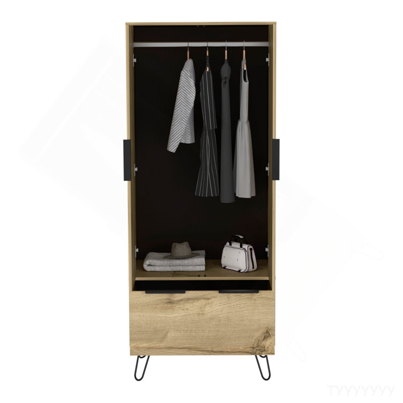 Armoire Skyoner, chambre à coucher, chêne clair