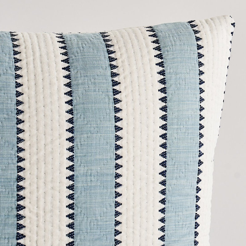 Isolde Stripe Pillow, 18" x 18"