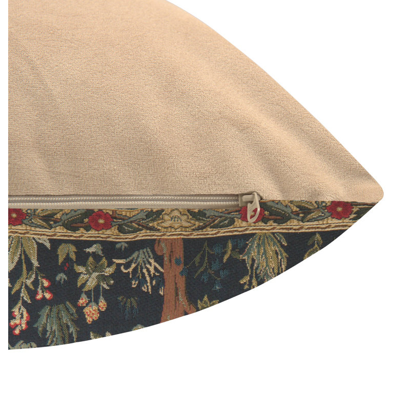 Tree of Life III European Cotton Jacquard Pillow Cover