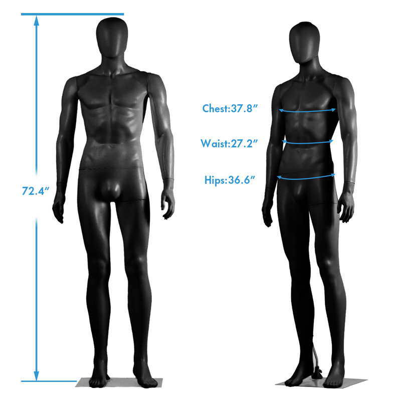 Mannequin de mannequin complet pour homme
