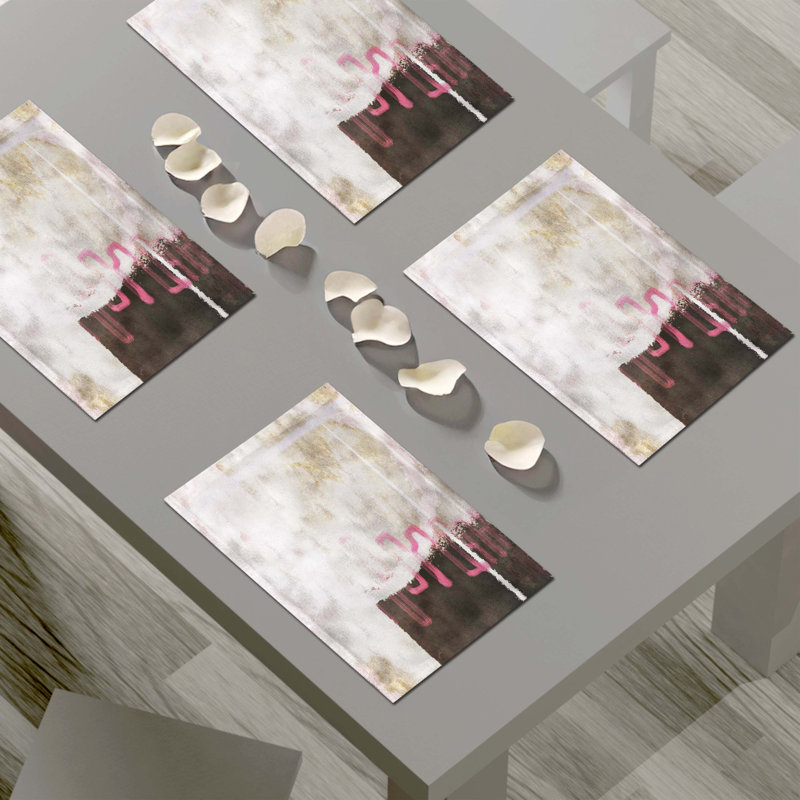 Napperon abstrait en polyester