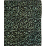 Modern One-of-a-Kind Rectangle 7'10" X 9'7" Hand Knotted Area Rug