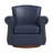 Genuine Leather Wingback Swivel Chair-150645434