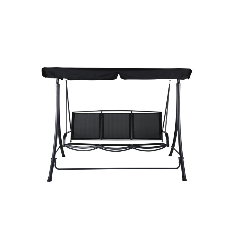 Aarjan 3 Person Porch Swing with Canopy