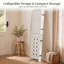 Cloison de séparation 67 po en bois cloison d'intimité 4/6 pliante 67 po-1794858216