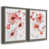 Toile avec cadre gris