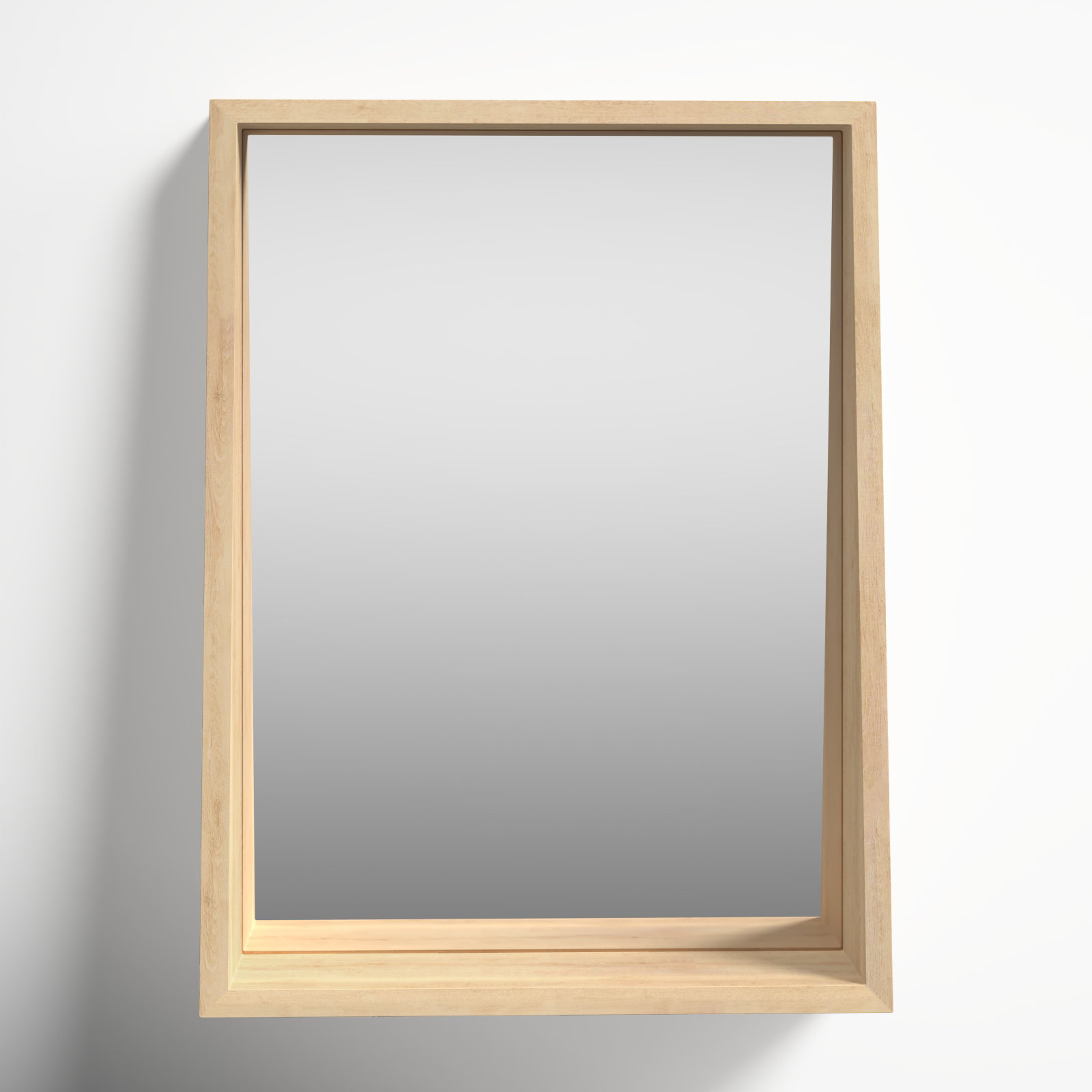 Parkside 18" Accent Mirror, Natural