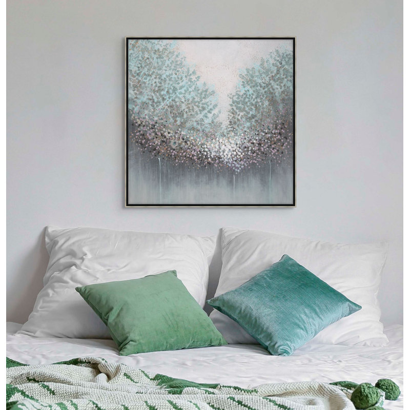Aquamarine Forrest 1 Print by Studio L57 Affinity, 21.25" H x 21.25" W
