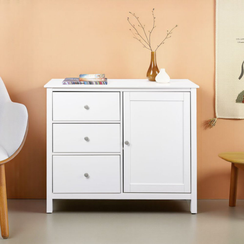 Cintron 110cm Solid Wood Sideboard