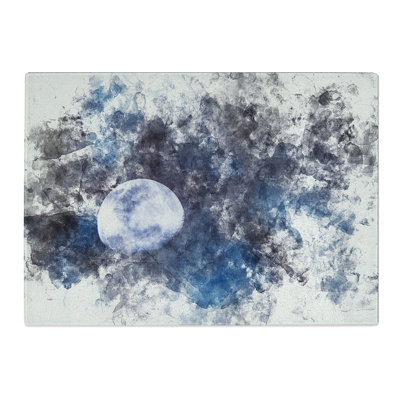 Tempered Glass Shadow Moon Chopping Board