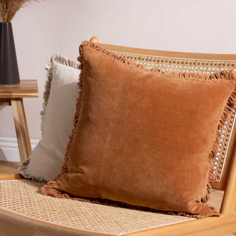 Square Cushion, Rust