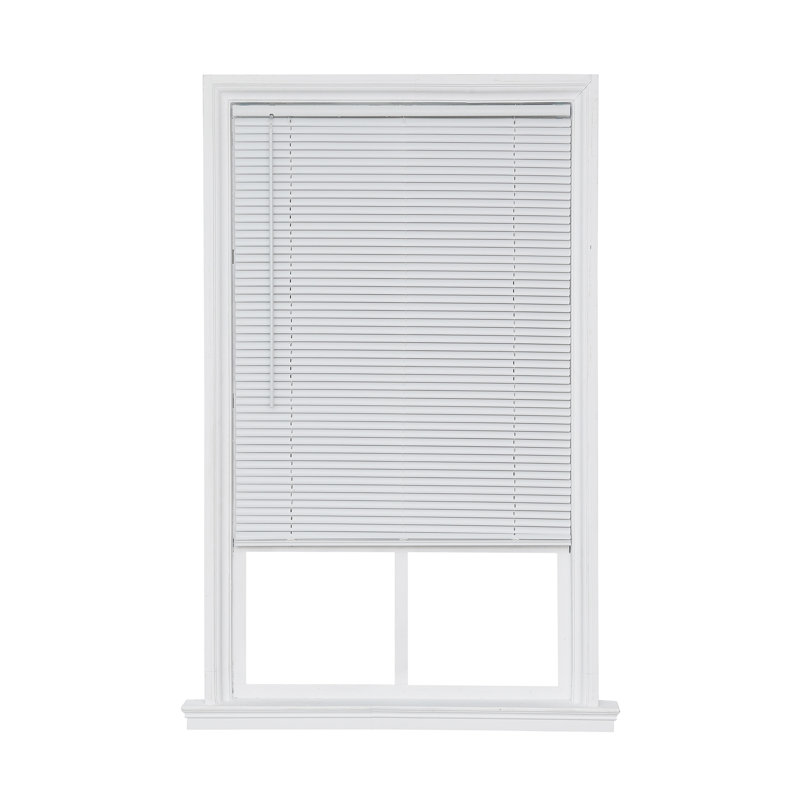 Room Darkening Vinyl Mini Blinds, 43"W x 64"L