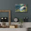 Art mural en métal parmi les lys par Annelein Beukenkamp, 36 po x 24 po-806697959