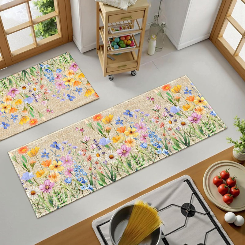 Tapis de cuisine Floral