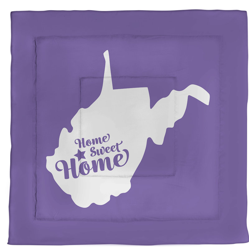 Charleston Modern & Contemporary Polyester Percale Comforter, Purple