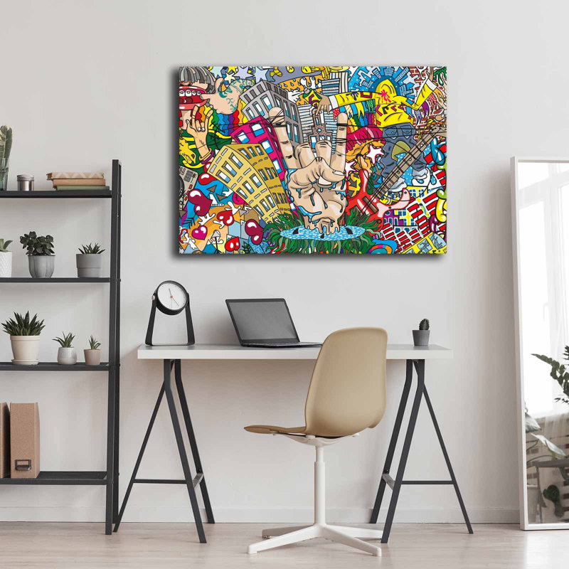 Elegant Decorative Canvas Painting, 27.6 x 39.4 inches | 100% Canvas with 100% Wooden Frame (Thickness: 1.1 inches) | Perfect Wall Art for Living Room, Bedroom & Office, Eye-Catching Design