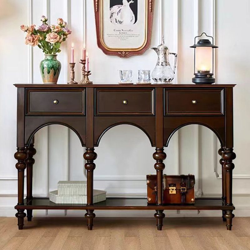 Console American Country, H 35,4 po x l 59 po x P 15,7 po