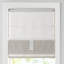Store romain simple léger en mélange de lin naturel filtrant la lumière 34 x 64 po Kyler-286627620-296126408