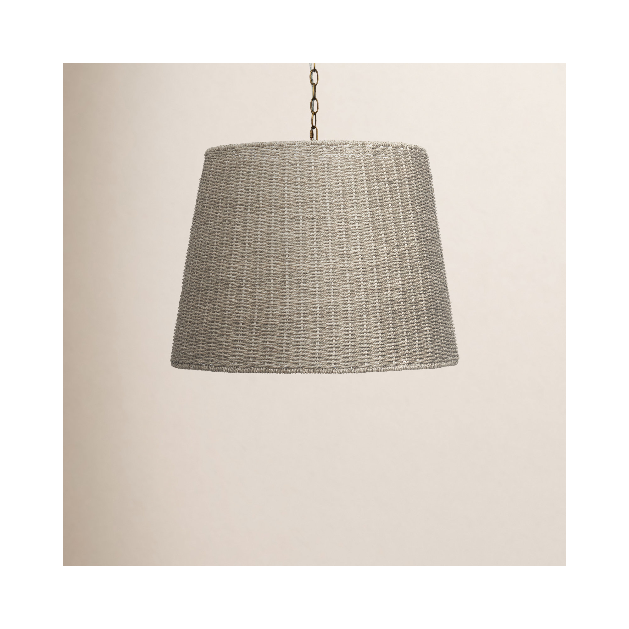 Priam 2 - Light Shaded Drum Chandelier