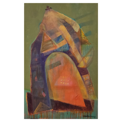 The Power Of The God | Acrylic On Canvas | By Manik Das