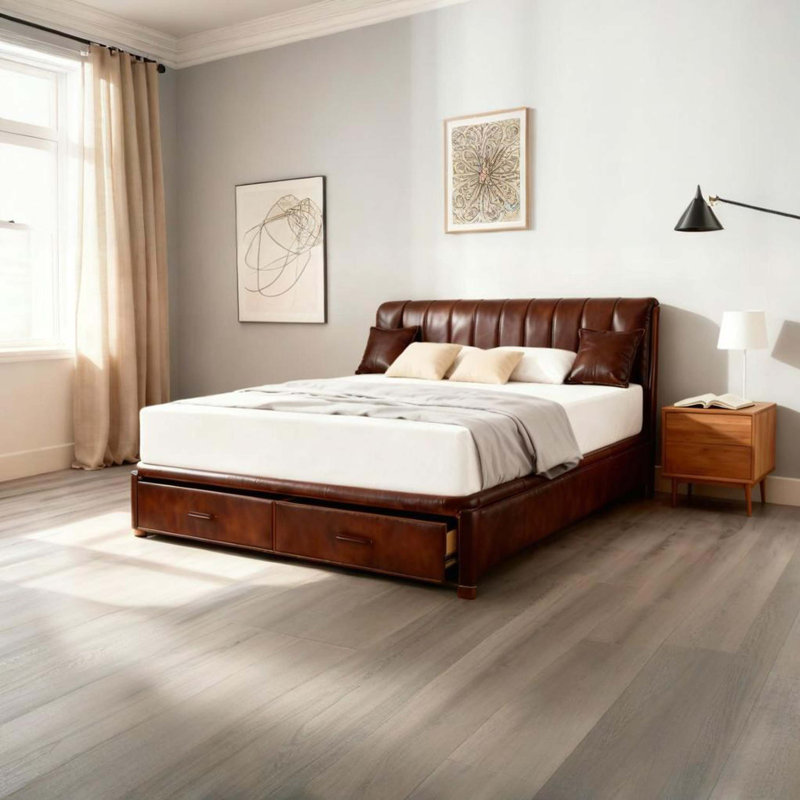 Queen Green Tea Memory Foam Mattress In A Box, Fiberglass-Free, Naturally Fresh, Pressure-Relieving, And Adaptive Support For All Sleep Positions.