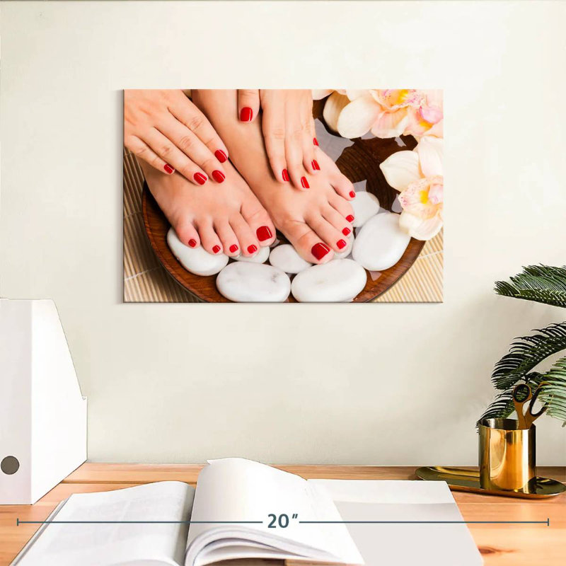 Shuttleworth Spa Red Nails, 8" H x 12" W