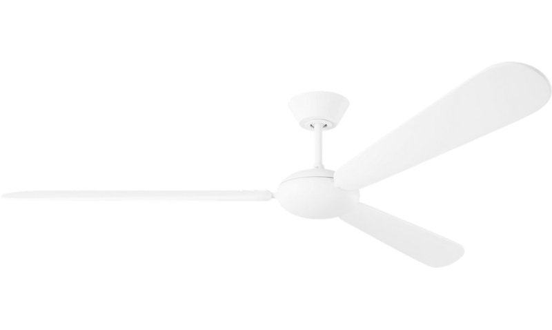 Pod Smart 64 Ceiling Fan, Matte White, Matte White