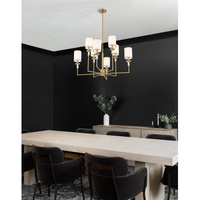 Jollain 8 Light Vibrant Chandelier