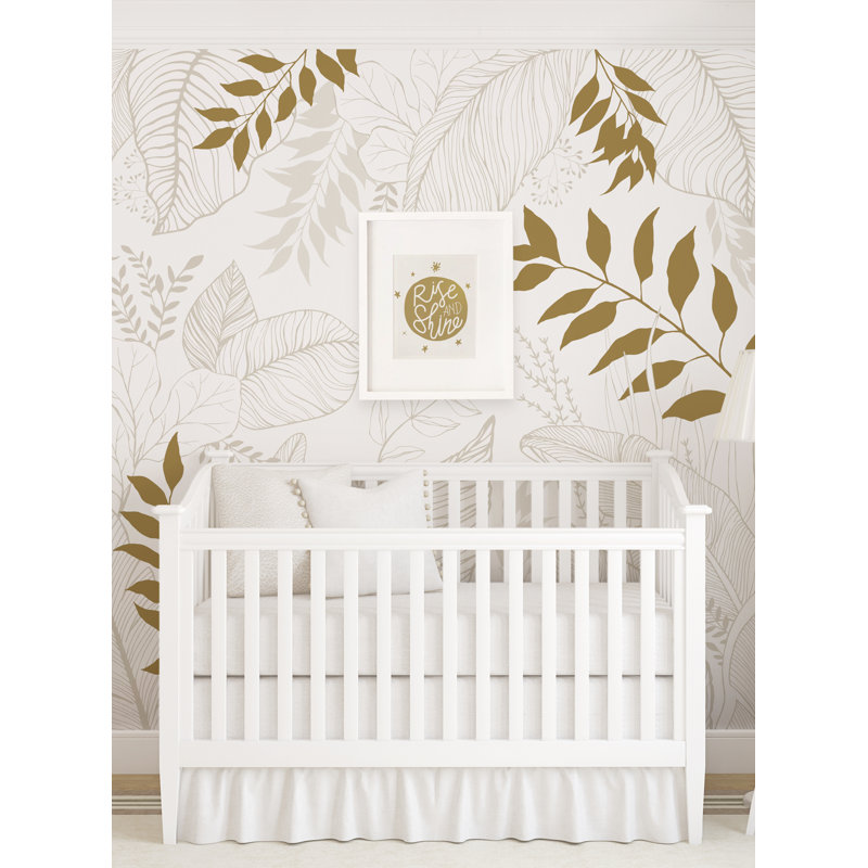 Murale lisse / Couleur: or, Or, L 96 po x L 96 po