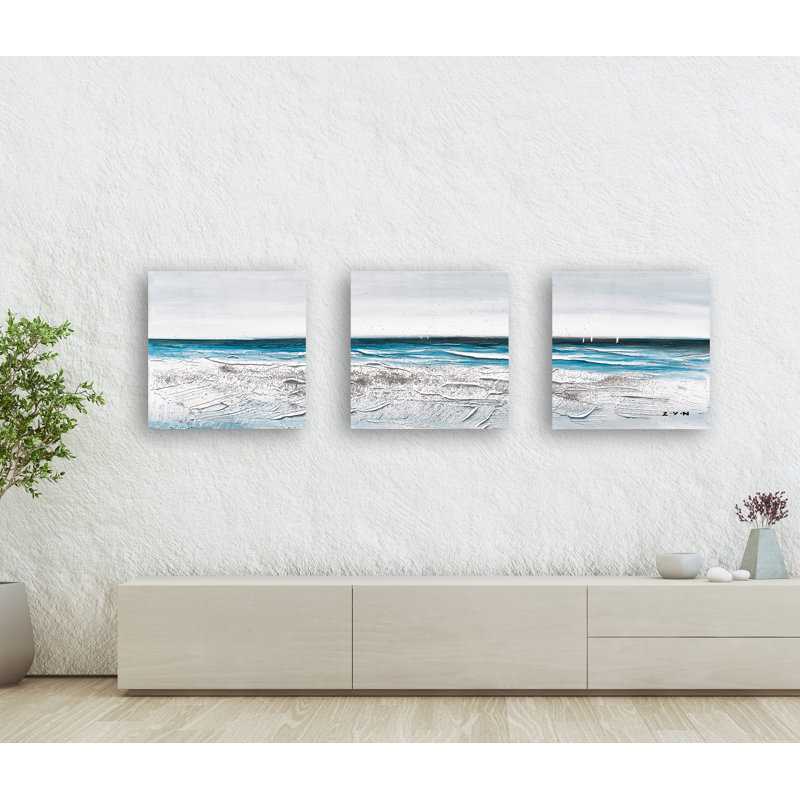 « before the rain chute », reproduction de peinture à l’huile à multiples images sur toile tendue