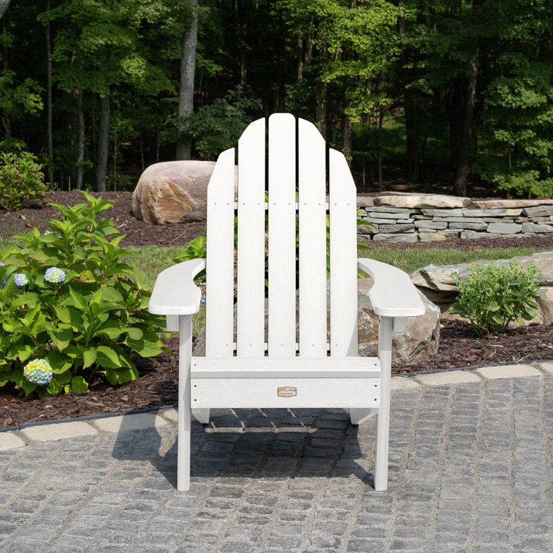 The Mountain Bluff Essential Adirondack Chair, White