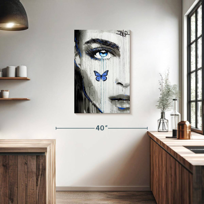 Karma bleu Leisha, H 36 po x l 24 po