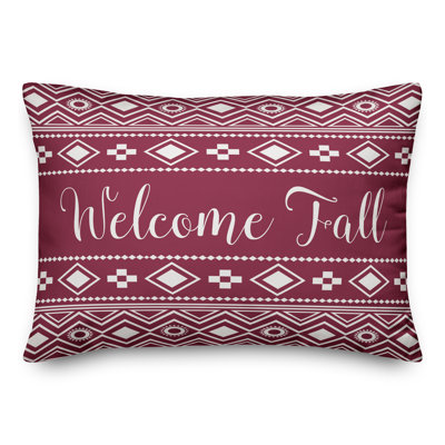  Housse de coussin lombaire Welcome Fall