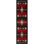 Tapis d'intérieur rouge / noir de style sud-ouest Hilander