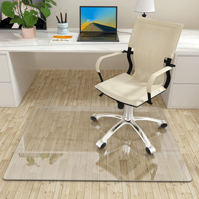 Rectangle Chair Mat with Rounded Edge